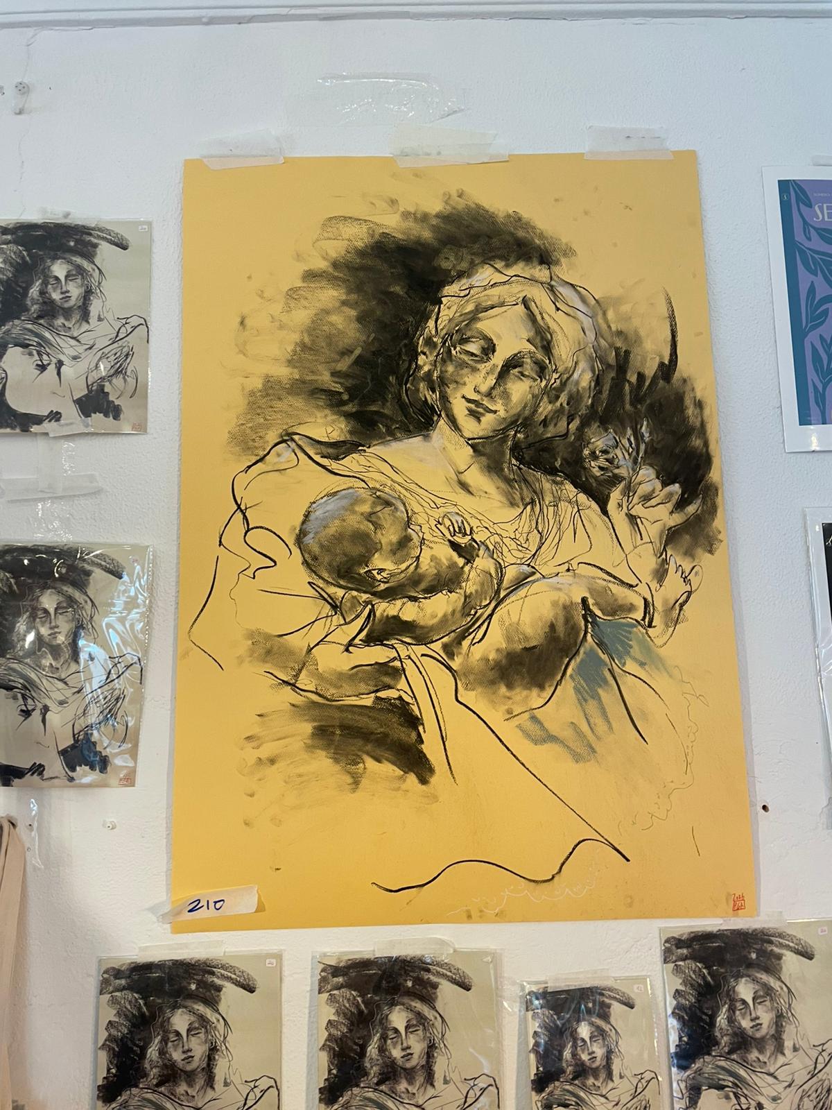 PGA Vírgenes gran formato; Virgen con niño