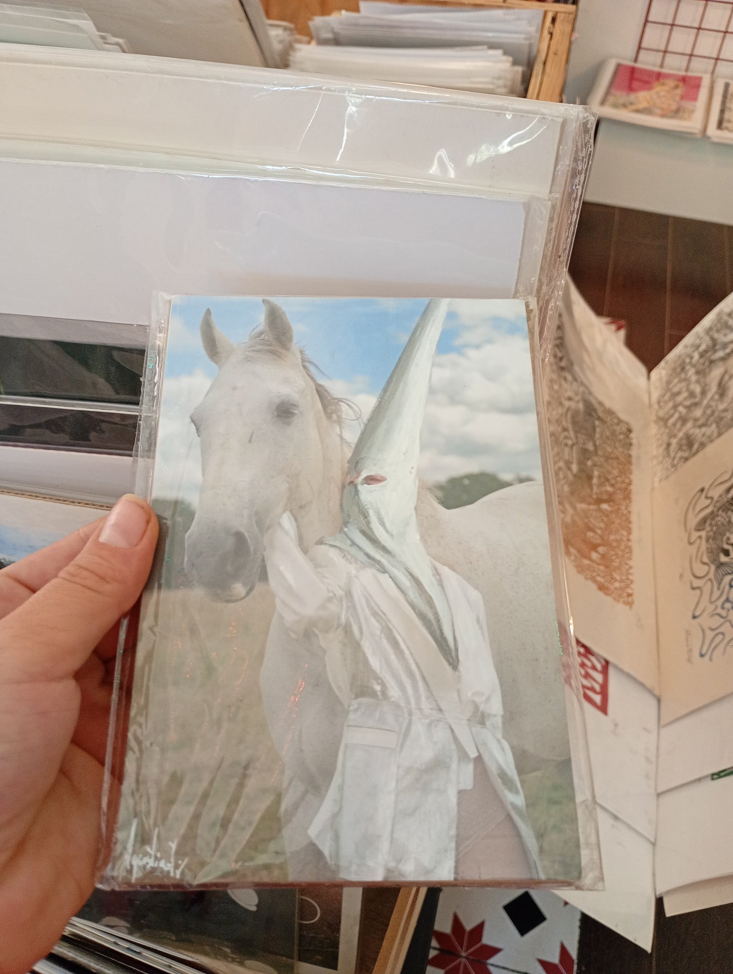 AGUSTÍN ISRAEL - Original penitente caballo blanco