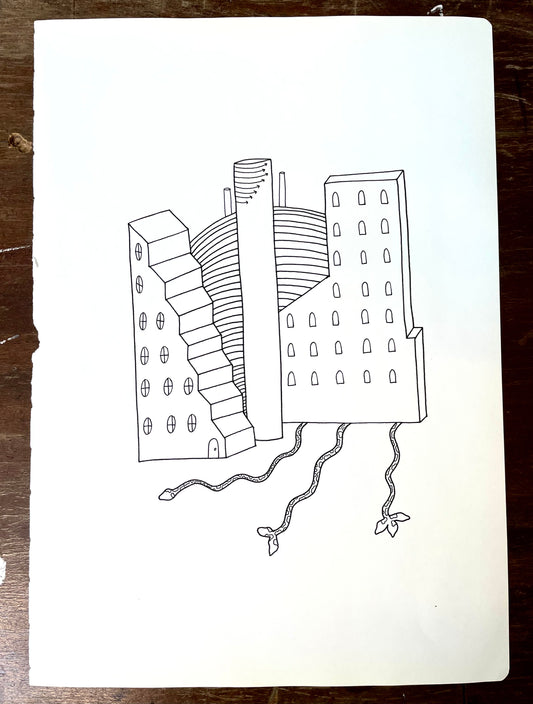 ELENA BOSQUET- Original edificio pétalo reptador