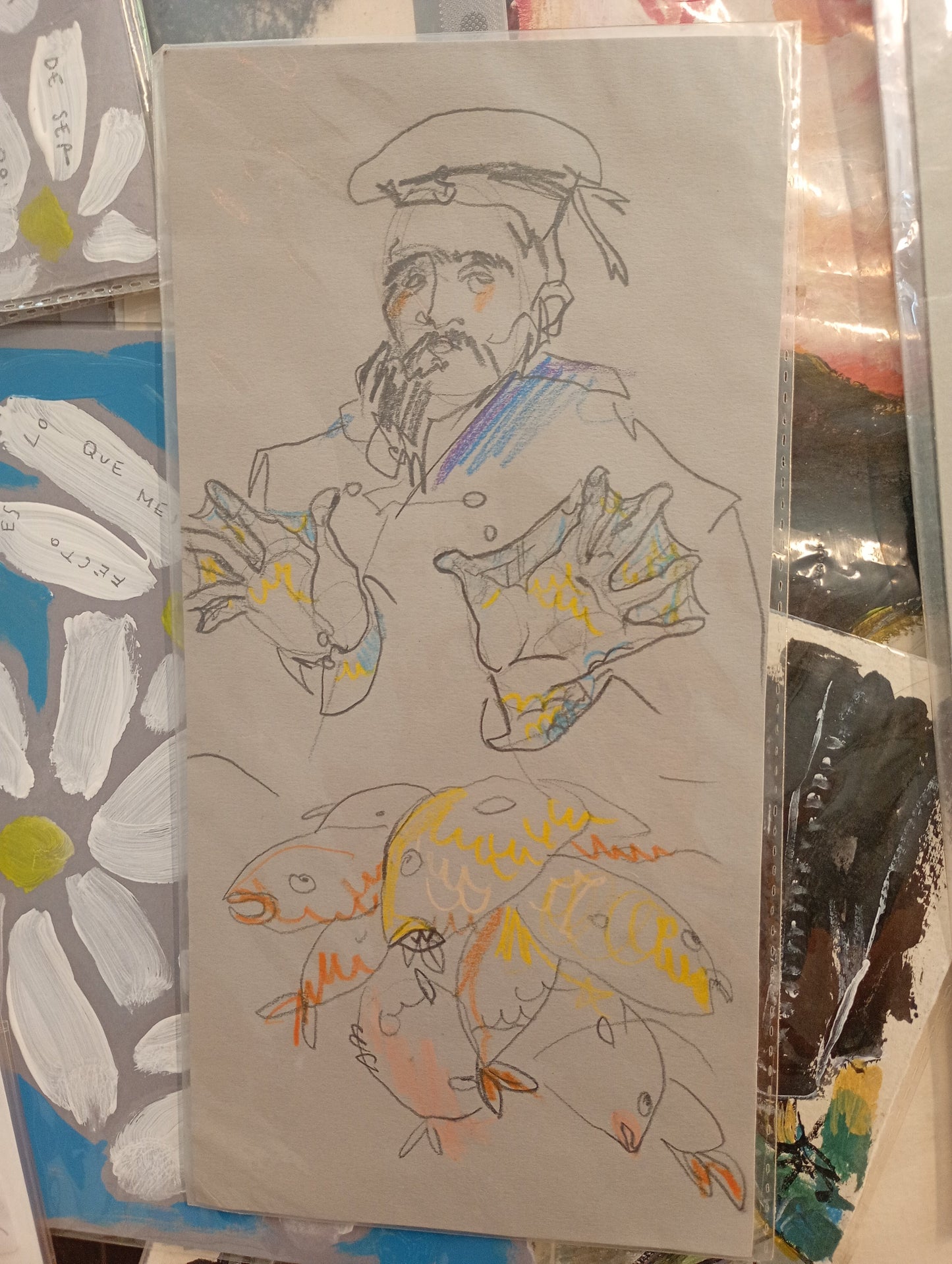 ROSA BEIROA - Original hombre susto peces