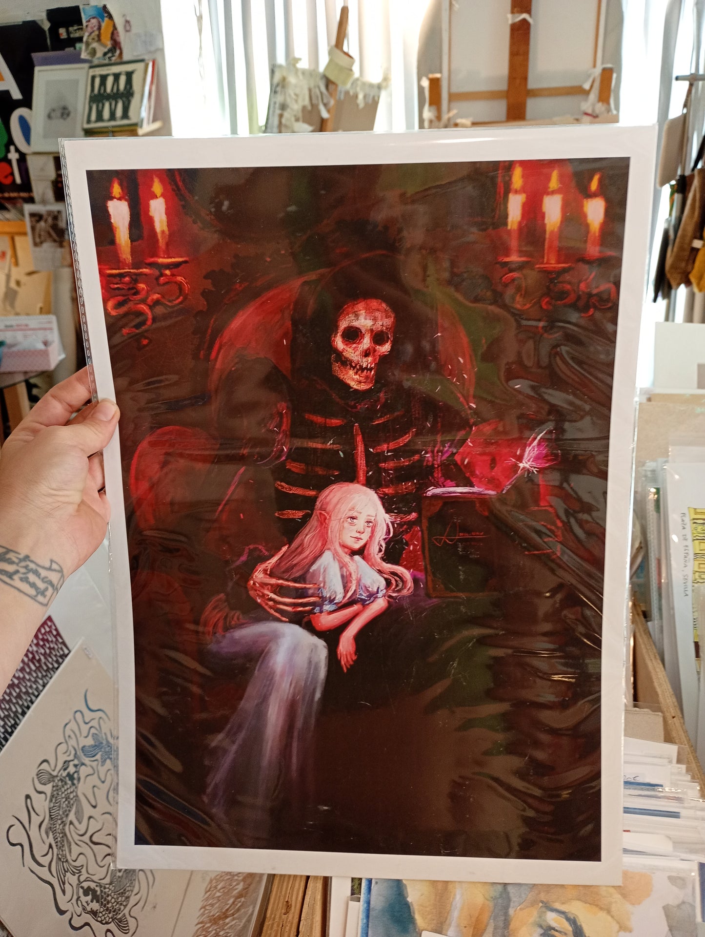 ANGELINA - Print muerte y niña